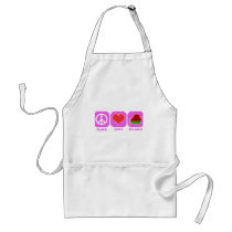 Peace Love Belarus Apron
