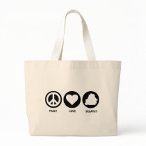 Peace Love Belarus Tote Bag