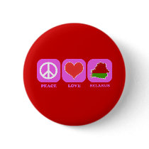 Peace Love Belarus Pinback Buttons