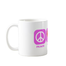 Peace Love Belarus Coffee Mugs
