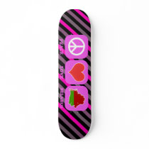 Peace Love Belarus Skate Board Deck