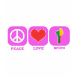 Peace Love Benin t-shirts