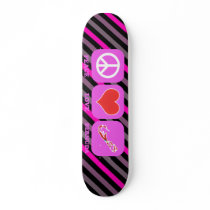 Peace Love Bermuda Skate Board Deck