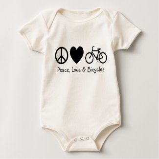 Peace, Love & Bicycles shirt