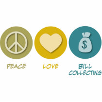 Peace Love Bill Collecting Photo Sculptures
