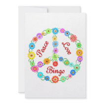 Peace Love Bingo Announcement