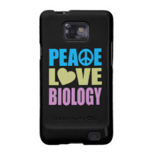 Peace Love Biology Samsung Galaxy S Cover