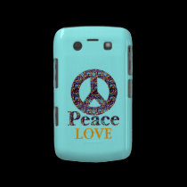 Peace, Love Blackberry Case casemate cases