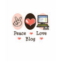 Peace Love Blog Long Sleeve Tee Shirt by GeekTeesGifts Peace Love Blog Long Sleeve Tee Shirt