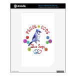 Peace Love BLUE JAYS Decals For NOOK Color