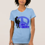 Peace love blues t shirt
