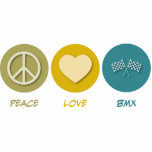 Peace Love BMX Photo Cutouts