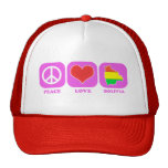 Peace Love Bolivia Mesh Hats