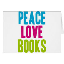 Peace Love Books cards