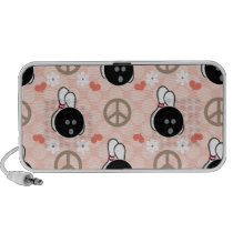 Peace Love Bowling Doodle Speakers