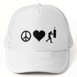 Peace Love Boxing Hats
