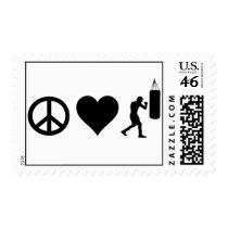 Peace Love Boxing Stamp