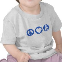 Peace Love Breastfeeding T Shirt