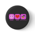 Peace Love Brunei Darussalam buttons by coolcountry Peace Love Brunei Darussalam buttons