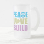 Peace Love Build Coffee Mug