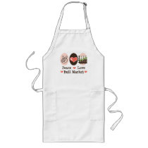 Peace Love Bull Market Apron