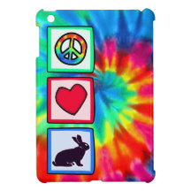 Peace, Love, Bunnies Case For The iPad Mini
