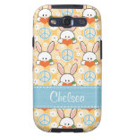 Peace Love Bunnies Samsung Galaxy SIII Cases