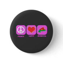 Peace Love Burkina Pin