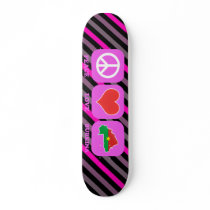 Peace Love Burkina Skate Board