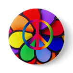 Peace &amp; Love_ Pinback Buttons