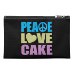 Peace Love Cake Travel Accessories Bag