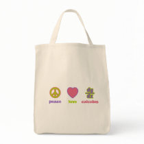 Peace, Love & Calculus Bags