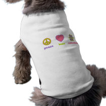Peace, Love & Calculus Pet Clothing pet clothing by Sporkbender Peace, Love & Calculus Pet Clothing pet clothing