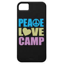Peace Love Camp iPhone 5 Cover