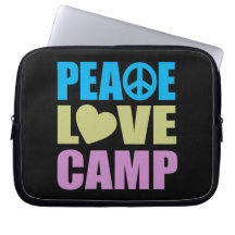 Peace Love Camp Laptop Sleeve