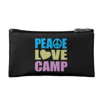 Peace Love Camp Makeup Bags