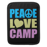 Peace Love Camp Sleeves For iPads
