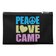 Peace Love Camp Travel Accessory Bags