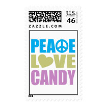 Peace Love Candy Stamp