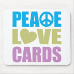 Peace Love Cards Mouse Pads