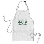 Peace Love Cash aprons
