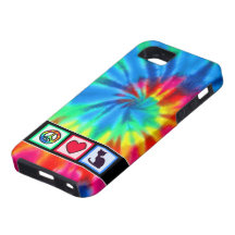 Peace, Love, Cats iPhone 5 Covers