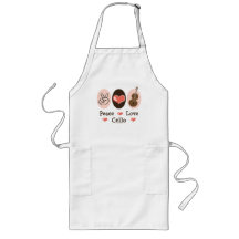 Peace Love Cello Apron