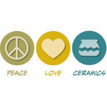 Peace Love Ceramics photo sculptures