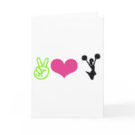 Peace Love Cheer Greeting Cards