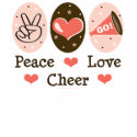 Peace Love Cheer Cheerleading Tank Top t-shirts by CheerTeesGifts Peace Love Cheer Cheerleading Tank Top t-shirts