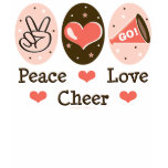 Peace Love Cheer Cheerleading Tank Top t-shirts