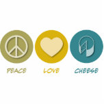 Peace Love Cheese Cut Outs
