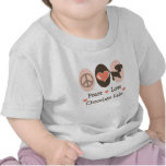 Peace Love Chocolate Labs Baby T-shirt
