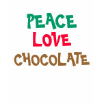PEACE, LOVE, CHOCOLATE TSHIRT